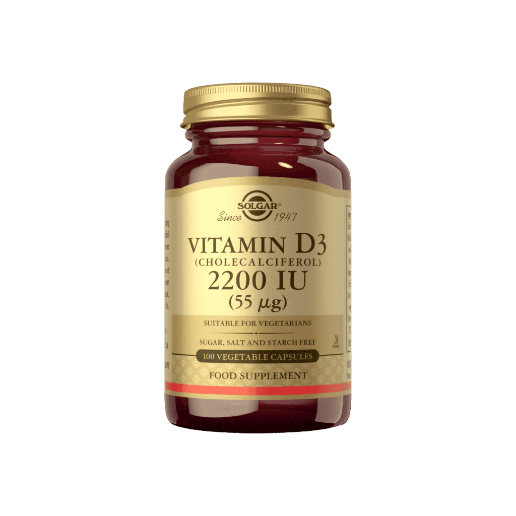 D3-vitamiini 55 µg 100 kaps, Solgar