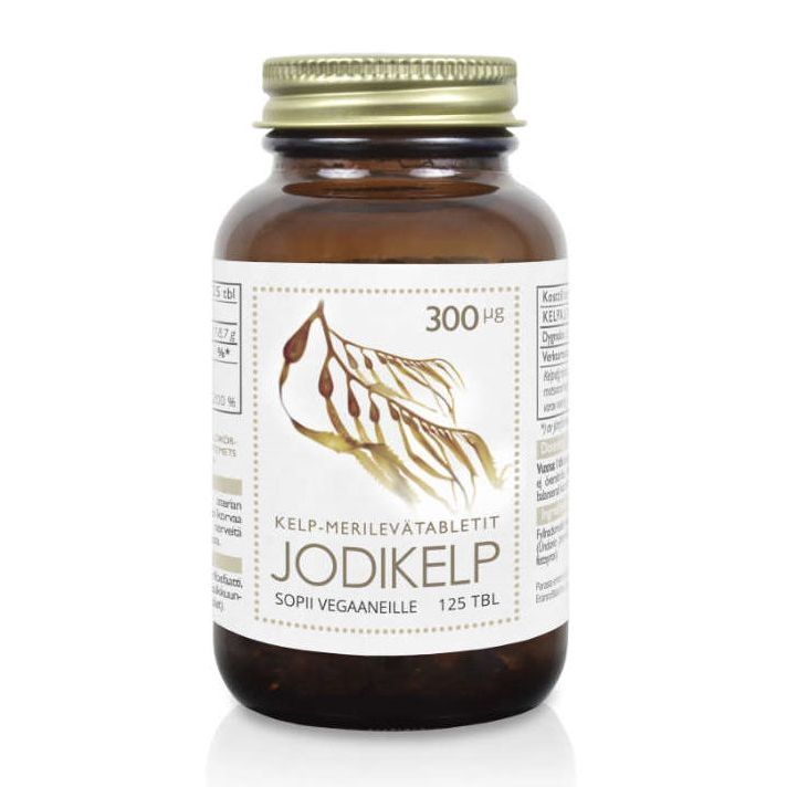 Jodikelp 300µg jodi Merilevätabletit 125 tabl, Aboa Medica