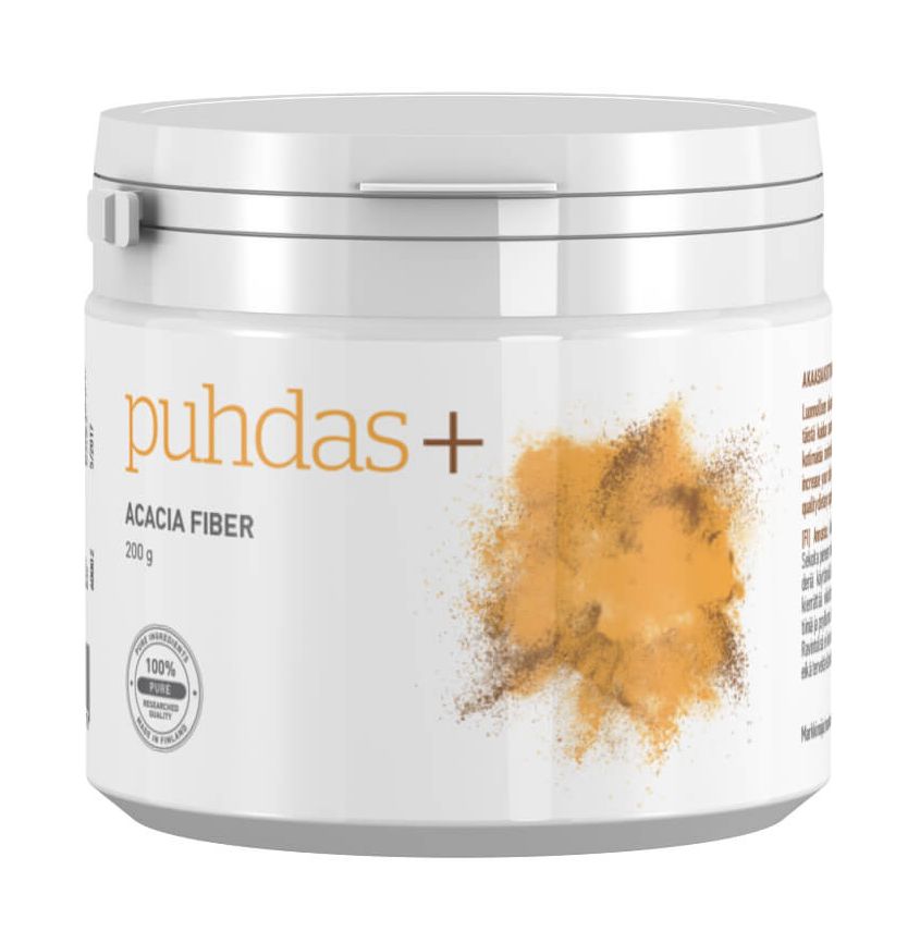 Akaasiakuitu Acacia Fiber 200g, Puhdas+