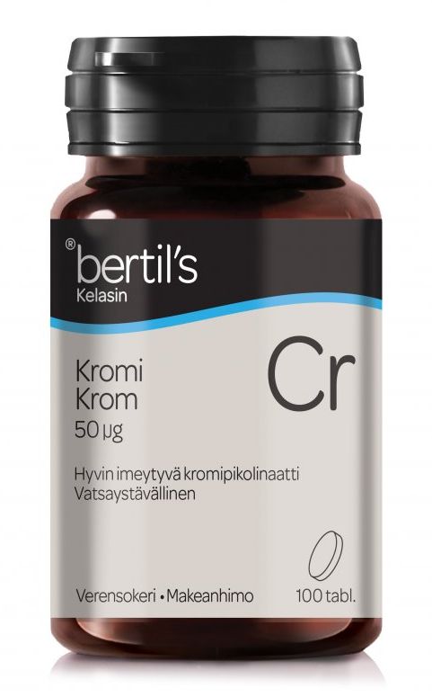 Kromi kelasin 100tabl., Bertils