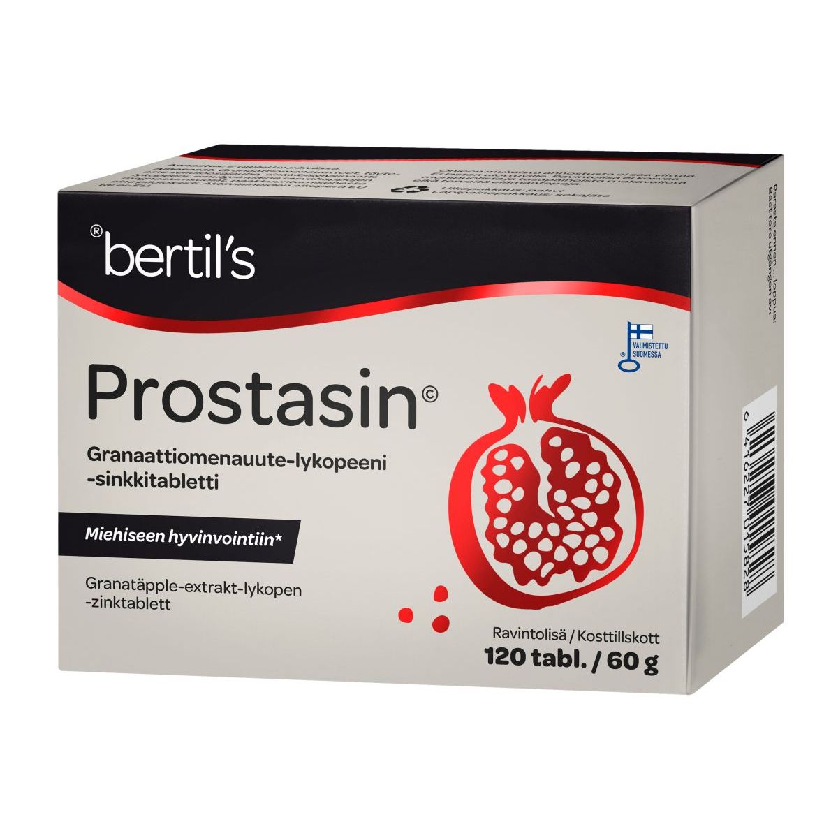 Prostasin Granaattiomena-lykopeeni sinkki 120 tabl, Bertil's