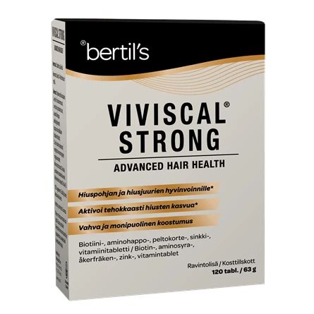Viviscal Strong hiuksille 120tabl., Bertils