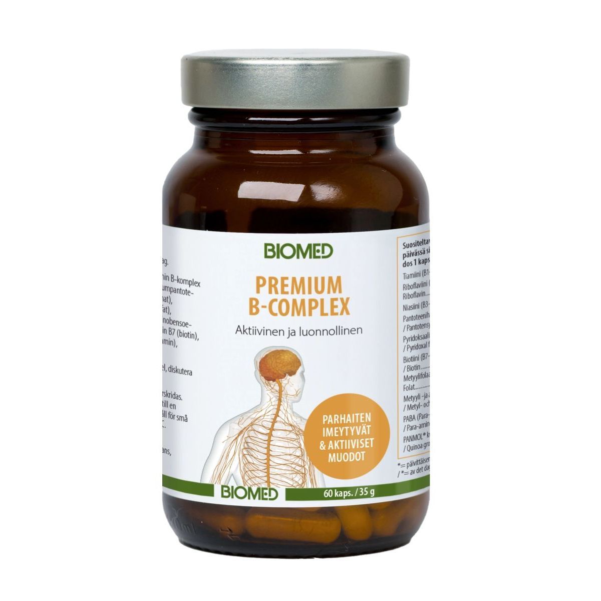 B-Complex Premium 60 kaps, Biomed