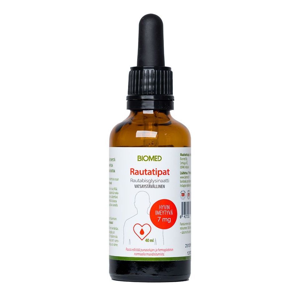 Rautatipat 7mg 40ml, Biomed