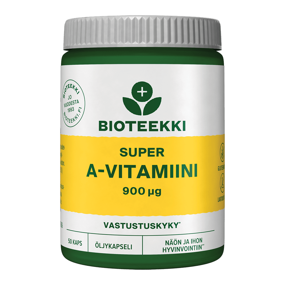 Super A-vitamiini 50 kaps, Bioteekki