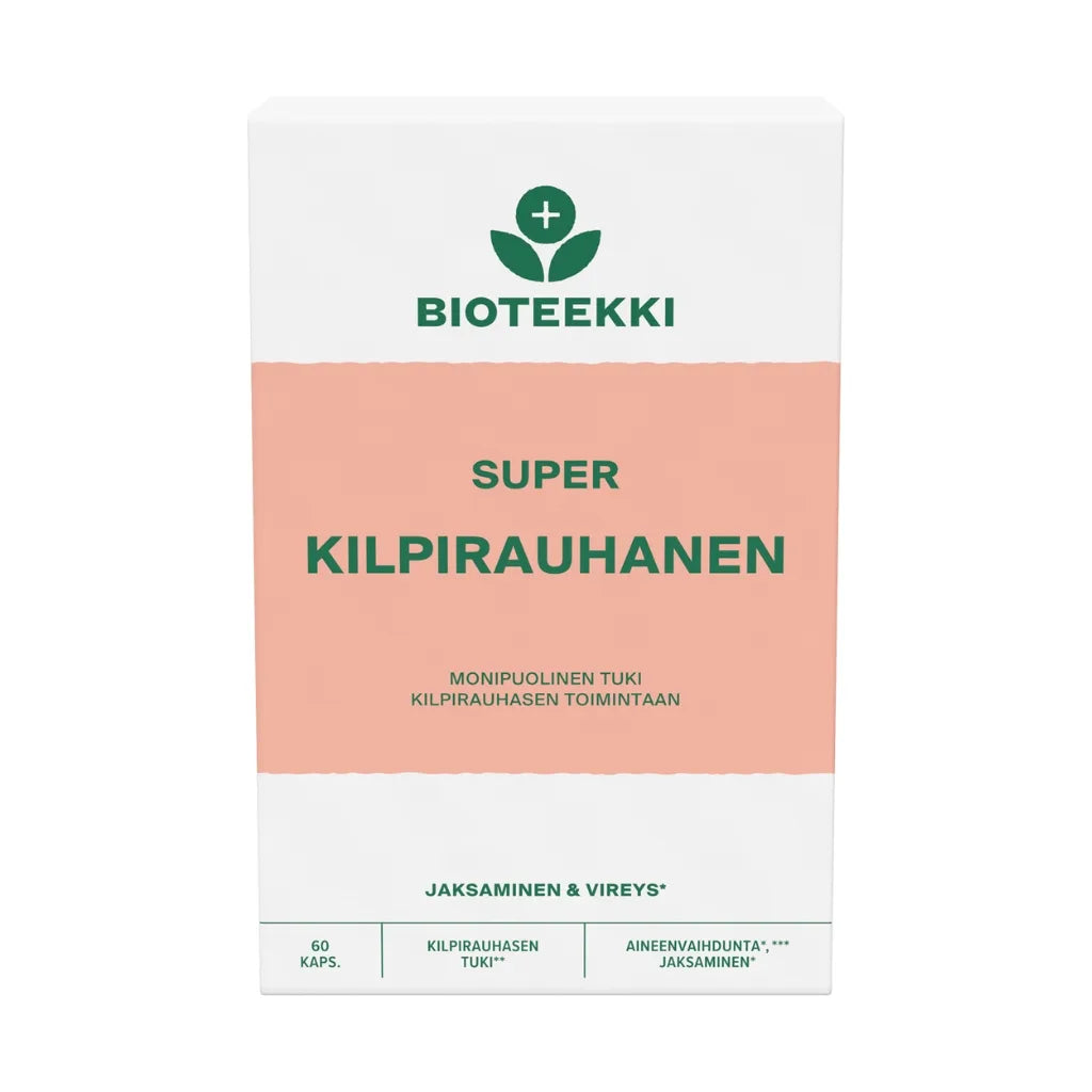 Super Kilpirauhanen 60 kaps, Bioteekki - päiväys 15.10.2026