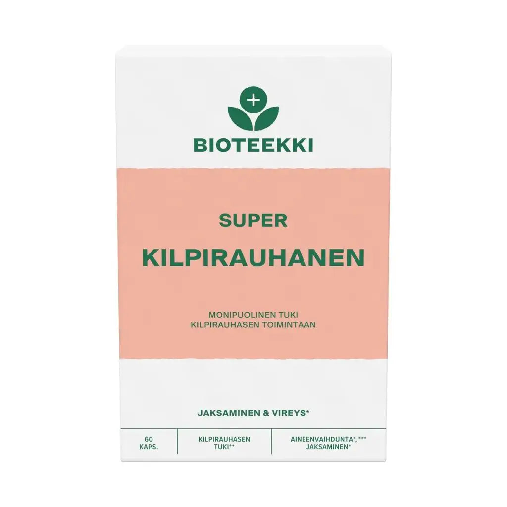 Super Kilpirauhanen 60 kaps, Bioteekki - päiväys 15.10.2026