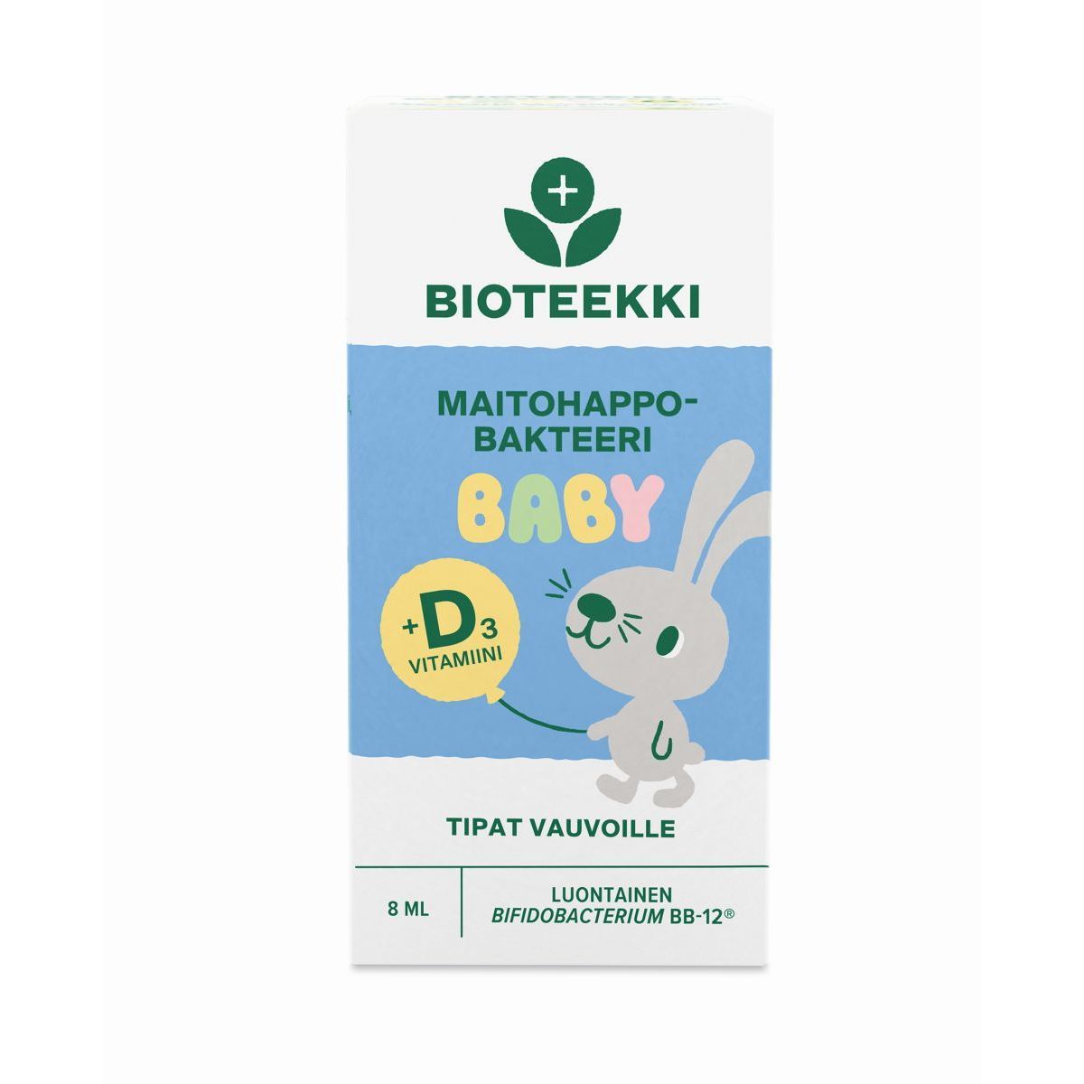 Maitohappobakteeri Baby maitohappobakteeri + D-vitamiini 8ml, Bioteekki