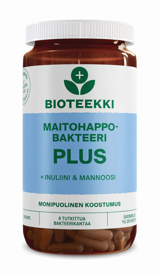 Maitohappobakteeri Plus Balantic Pro 100kaps., Bioteekki