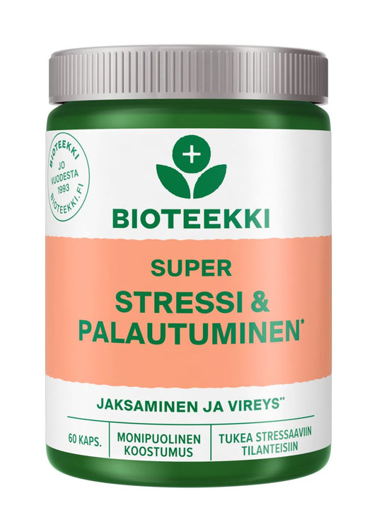 Super Stressi & Palautuminen 60kaps., Bioteekki