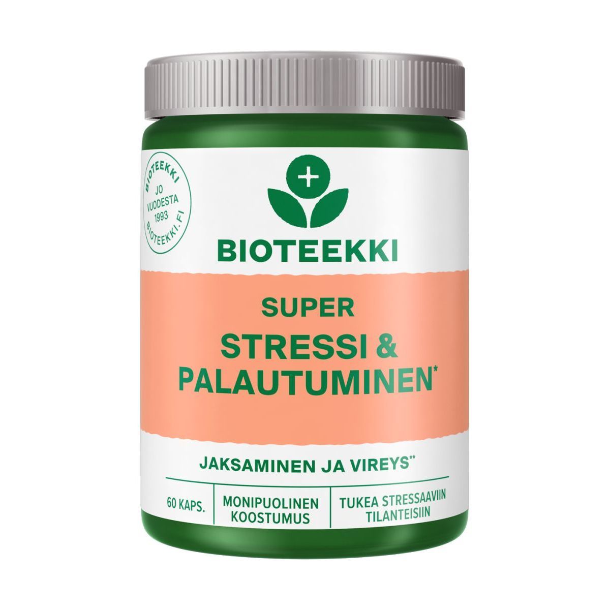 Super Stressi & Palautuminen 60 kaps, Bioteekki