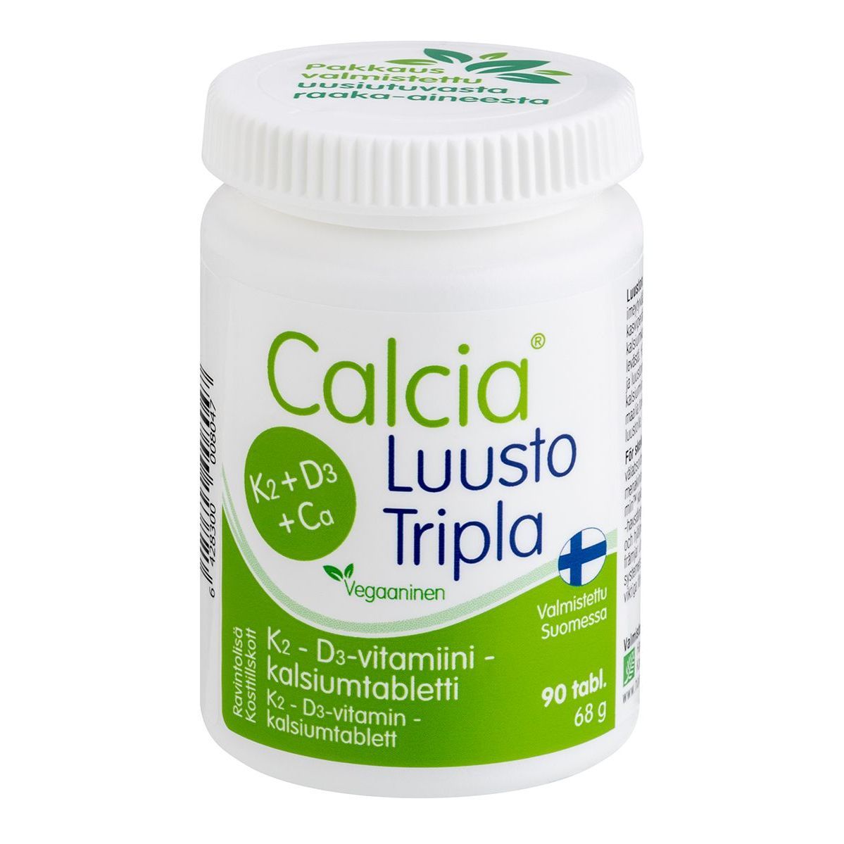 Calcia Luusto Tripla K2 + D3 + Kalsium 90tabl.