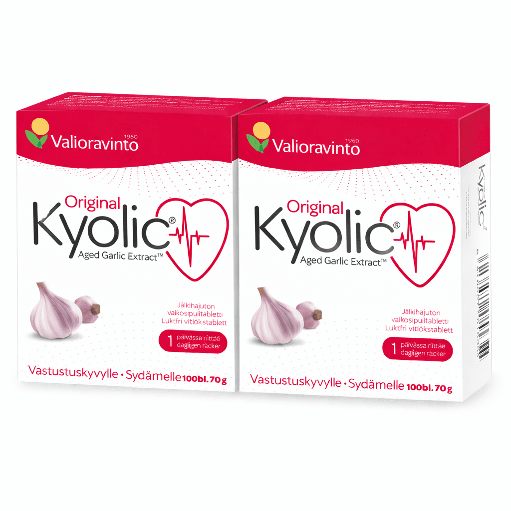 Kyolic Original 2x100 tabl, Säästöpakkaus, Bertil's