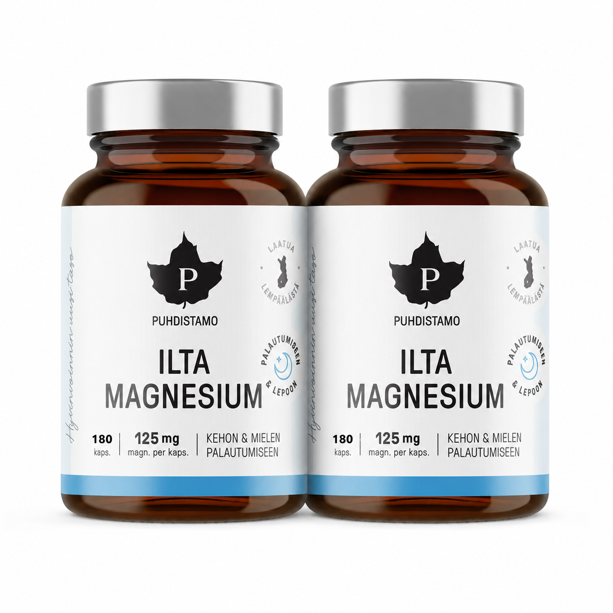 Ilta Magnesium 2x180 kaps, Puhdistamo Erä!