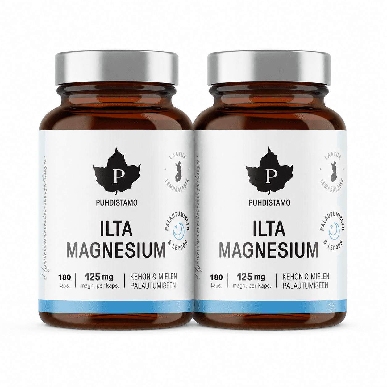 Ilta Magnesium 2x180 kaps, Puhdistamo Erä!