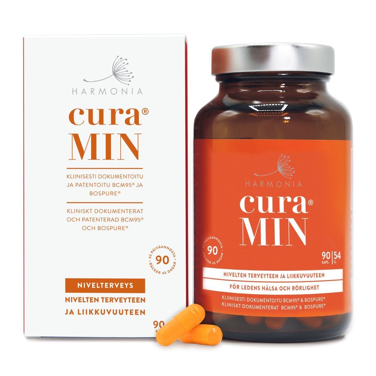 Curamin 90 kaps, Kurkumiini Boswellia, Harmonia