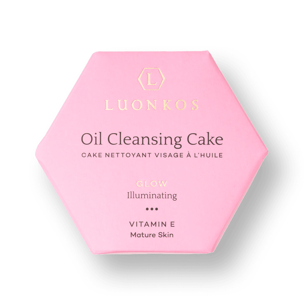 Glow facial oil cleansing cake 55 g, Luonkos