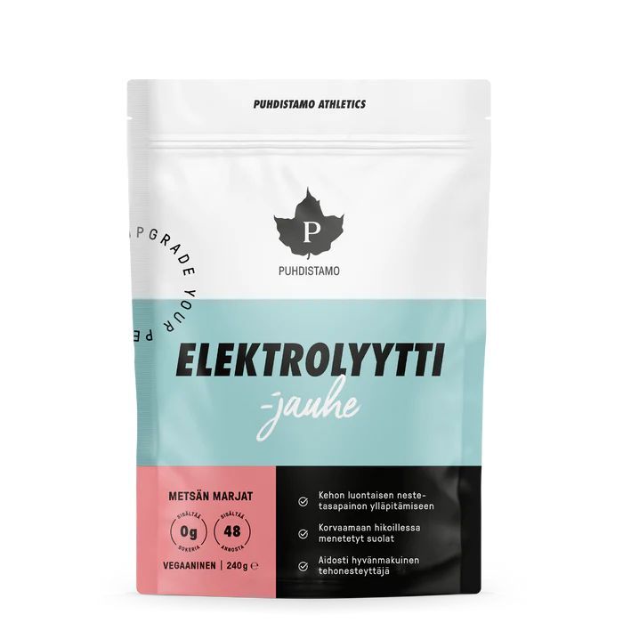 Elektrolyyttijauhe Metsän Marjat 240g, Puhdistamo