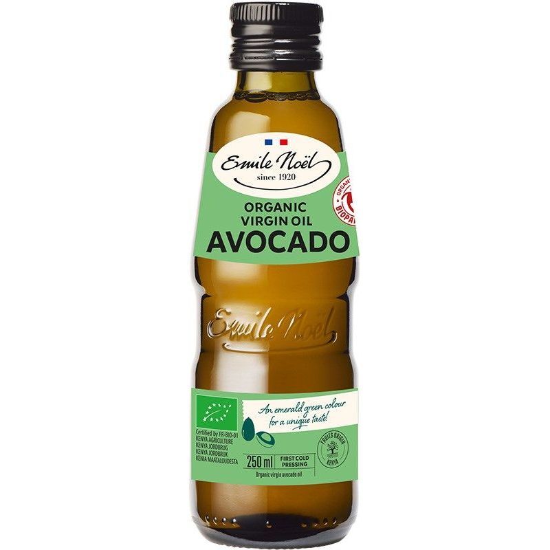Avocadoöljy Kylmäpuristettu luomu 250ml, Emile Noël