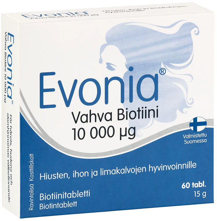 Evonia Vahva Biotiiini 10 000 μg 60tabl