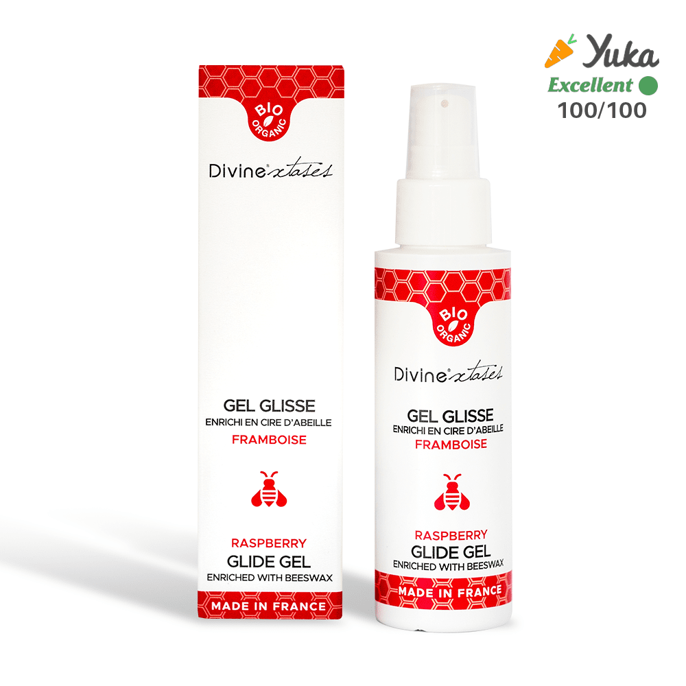 Gel Glisse Raspberry – Ylellinen ja luonnonmukainen vadelmaliukugeeli 100 ml, Divinextases