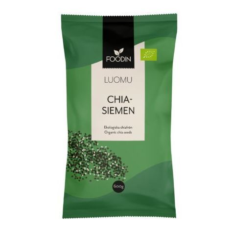 Chia-siemen luomu 600g, Foodin