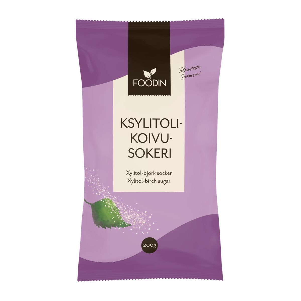 Koivusokeri Ksylitoli 200g, Foodin
