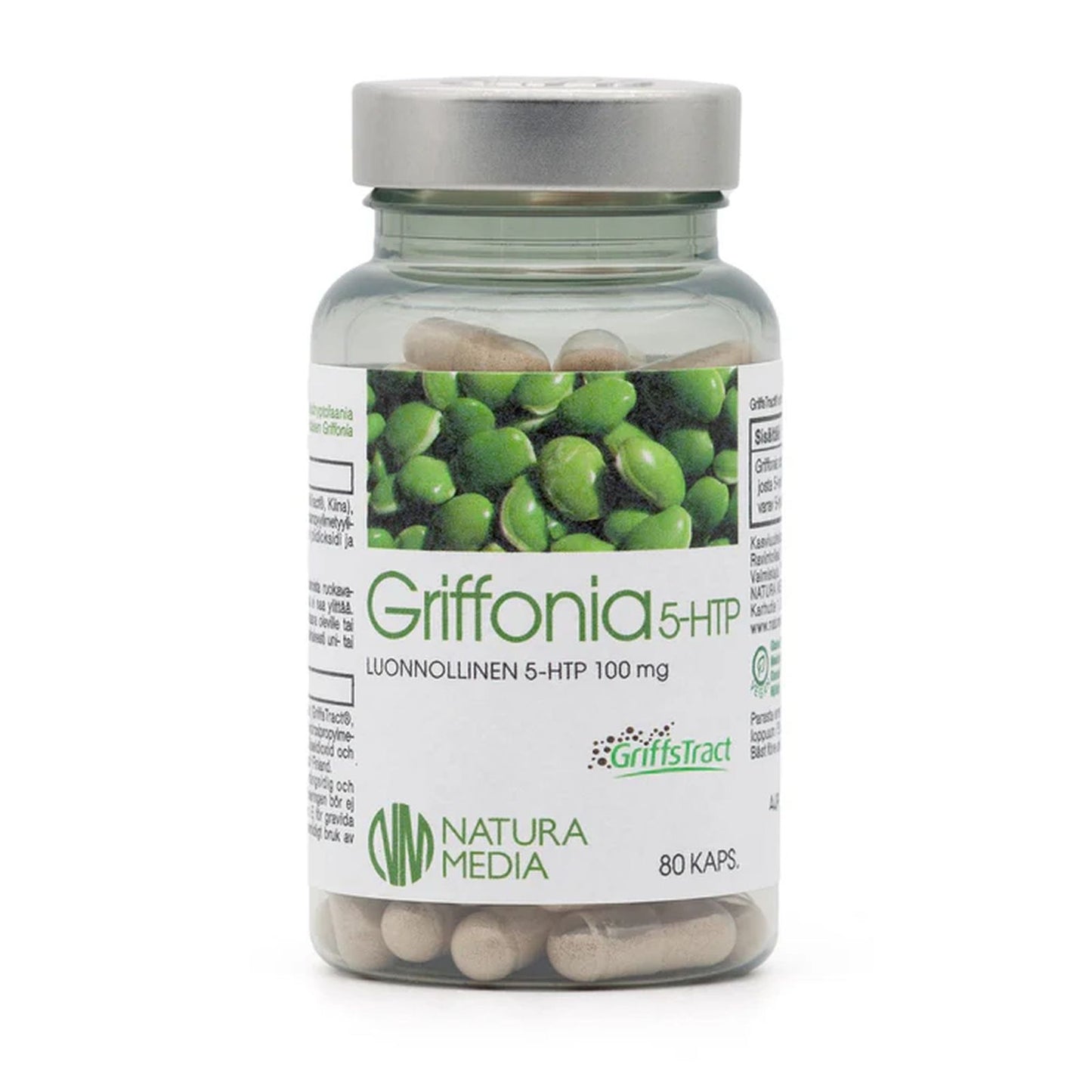 Griffonia 5-HTP 80 kaps, Natura Media
