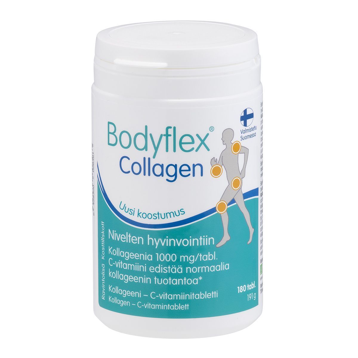 Bodyflex Collagen kollageeni-C-vitamiini 180 tabl.