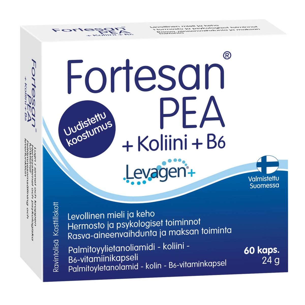 Fortesan PEA +Koliini+B6 60 kaps.