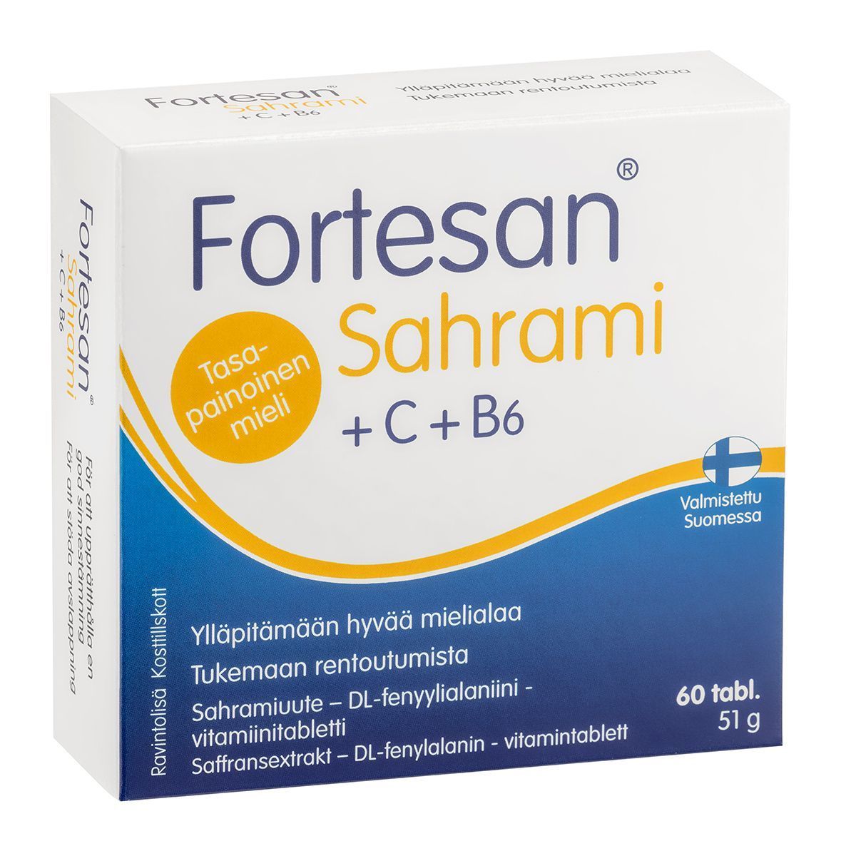 Fortesan Sahrami + C + B6 60 tabl.