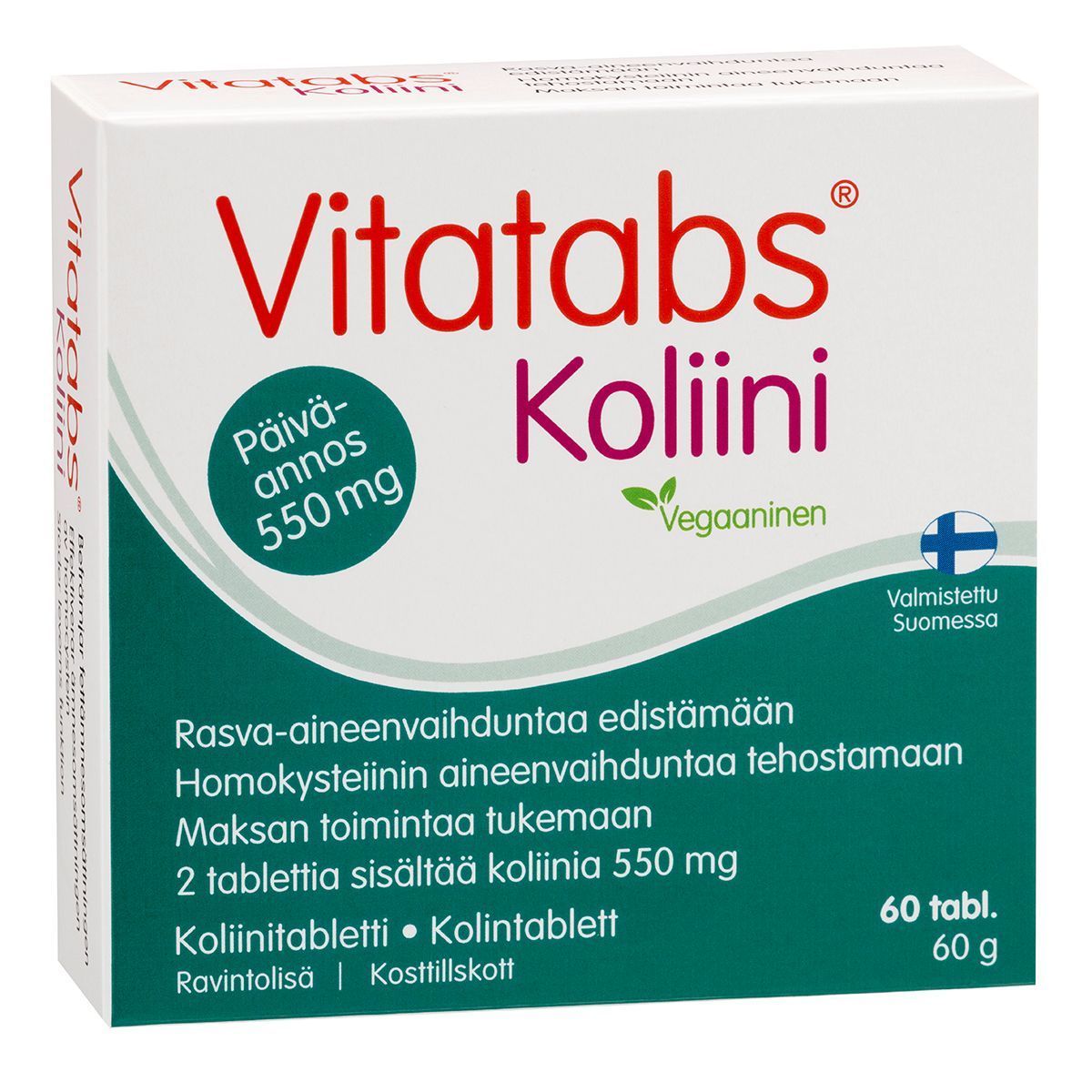 Vitatabs Koliini 550mg 60 tabl.