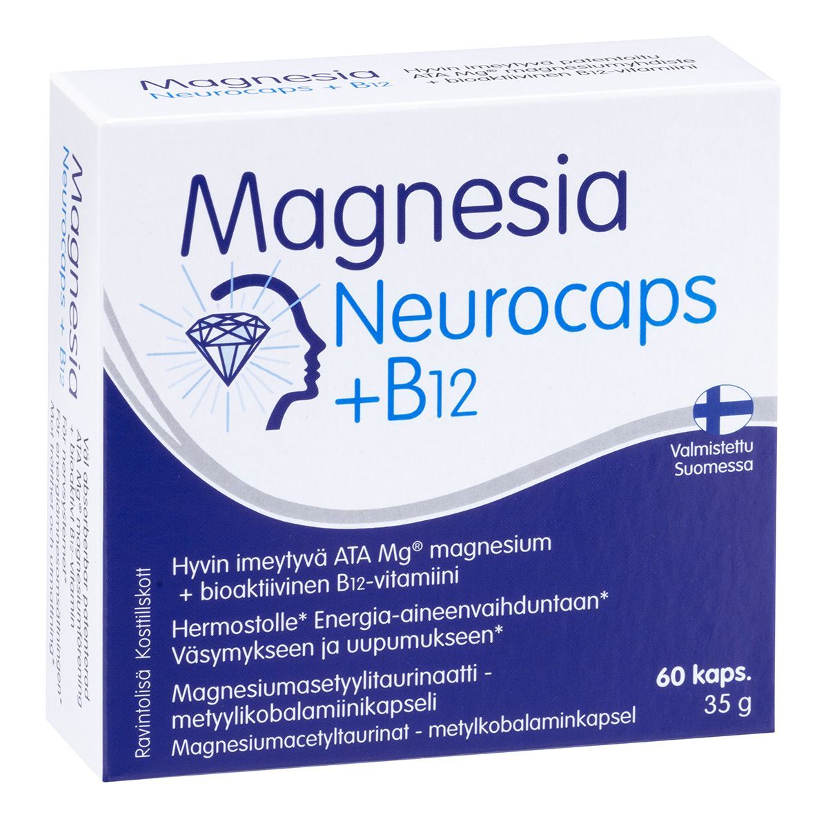 Magnesia Neurocaps + B12 60kaps.