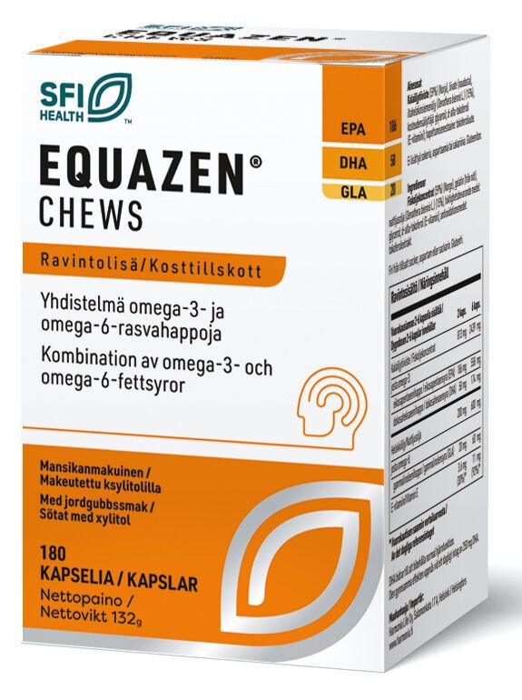 Equazen Chews EYE Q Omega-3 180kpl, Harmonia