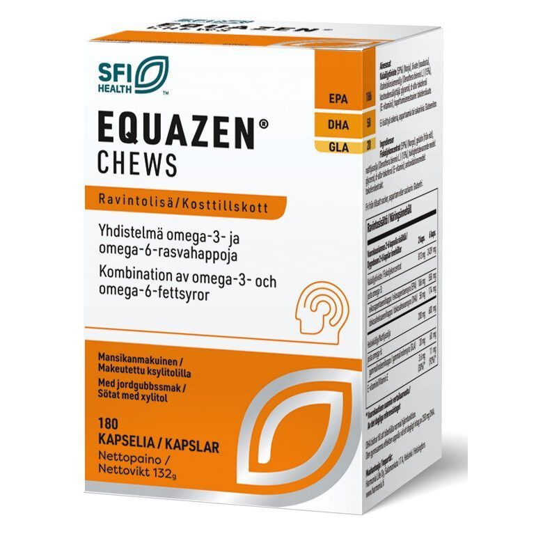 Equazen Chews EYE Q Omega-3 180 kaps, Harmonia