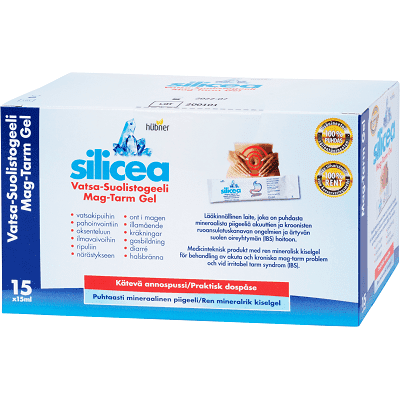 Silicea vatsa-suolistogeeli annospussi 15x15 ml