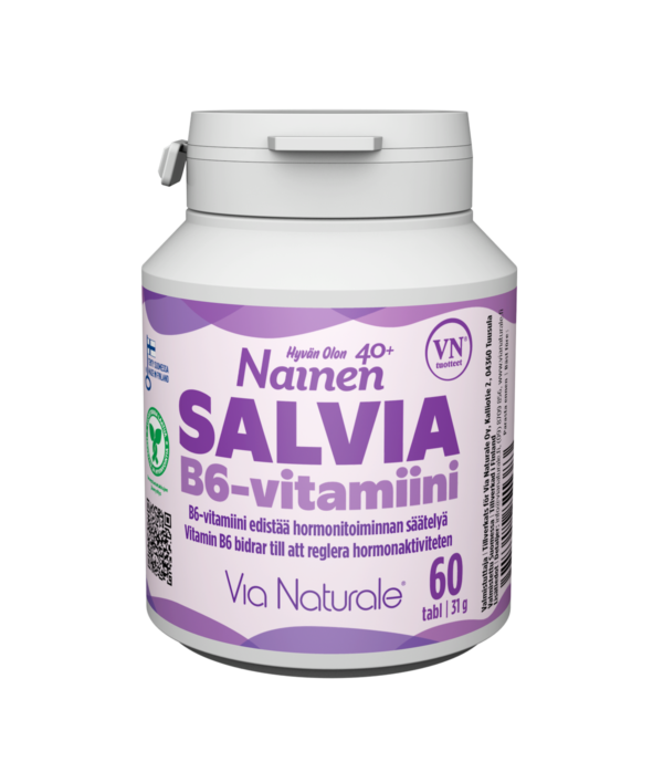 Hyvän Olon SALVIA+B6-vitamiini 60tabl, Via Naturale