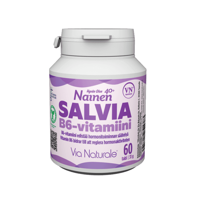 Hyvän Olon SALVIA+B6-vitamiini 60tabl, Via Naturale