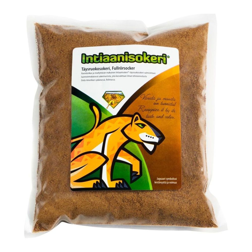 Intiaanisokeri-täysruokosokeri Hieno 800g Masajo