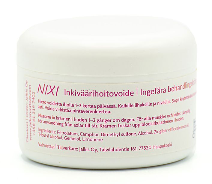 Jalkis Nixi inkiväärihoitovoide 140ml