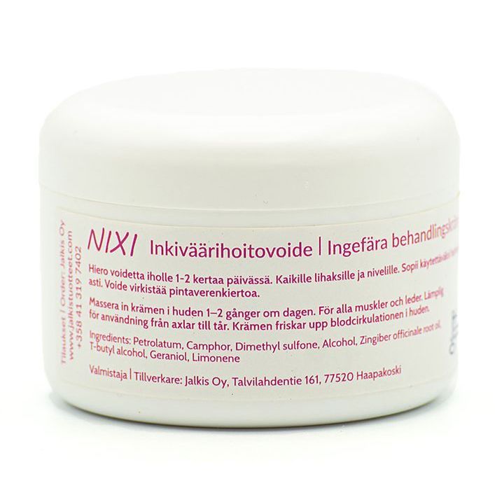 Jalkis Nixi inkiväärihoitovoide 140ml