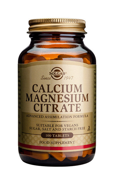 Kalsium Magnesiumsitraatti Calsium 100kpl, Solgar