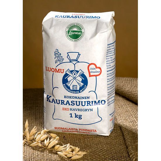 Kaurasuurimo Luomu 1 kg, Riihipuoti