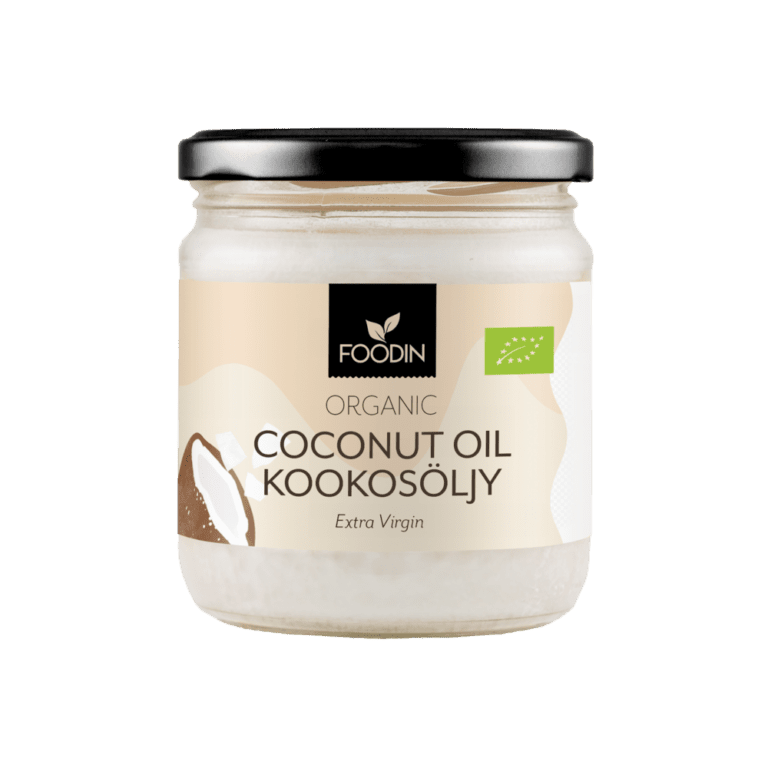 Kookosöljy kylmäpuristettu luomu 400ml, Foodin