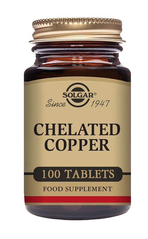 Kuparikelaatti 2.5mg 100tabl., Solgar