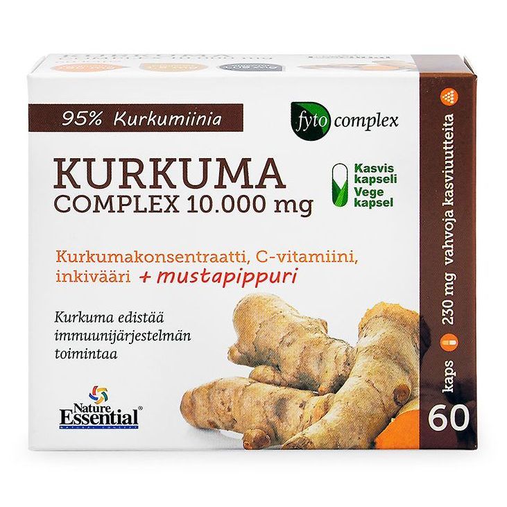 Kurkuma Complex 10.000mg 60 vegekaps, Aboa Medica