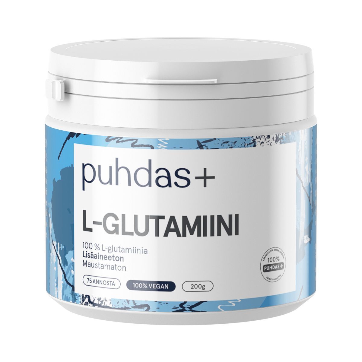 L-Glutamiini jauhe 200 g, Puhdas+
