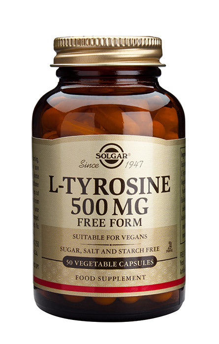 L-Tyrosiini 500mg 50kaps., Solgar