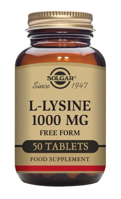L-Lysiini 1000mg 100kpl, Solgar