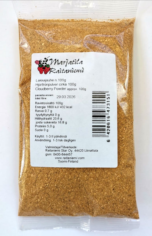 Lakkajauhe 100g, Raitaniemi
